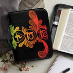 Seven Spiritual Chakras Print Leather Bible Cover