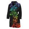 Seven Spiritual Chakras Print Men's Bathrobe