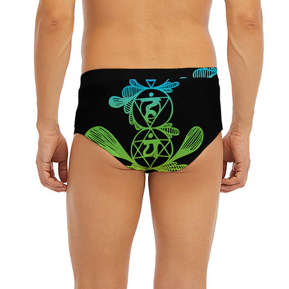 Seven Spiritual Chakras Print Men's Briefs