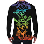 Seven Spiritual Chakras Print Men's Long Sleeve T-Shirt
