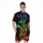 Seven Spiritual Chakras Print Men's Rompers