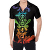 Seven Spiritual Chakras Print Men's Shirt