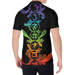 Seven Spiritual Chakras Print Men's Shirt