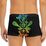 Seven Spiritual Chakras Print Men's Short Boxer Briefs