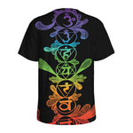 Seven Spiritual Chakras Print Men's Sports T-Shirt