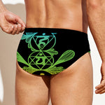 Seven Spiritual Chakras Print Men's Swim Briefs