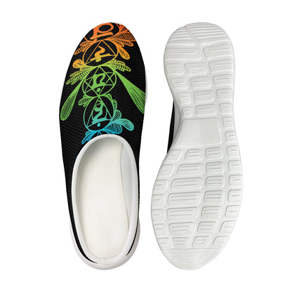 Seven Spiritual Chakras Print Mesh Casual Shoes