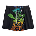 Seven Spiritual Chakras Print Mesh Shorts