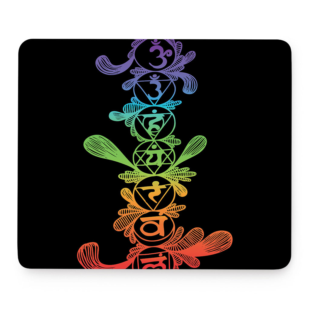 Seven Spiritual Chakras Print Mouse Pad