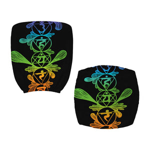 Seven Spiritual Chakras Print Office Chair Cover