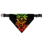 Seven Spiritual Chakras Print Over The Collar Dog Bandana