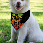 Seven Spiritual Chakras Print Over The Collar Dog Bandana