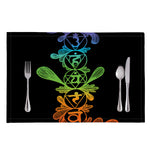 Seven Spiritual Chakras Print Placemat