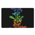 Seven Spiritual Chakras Print Polyester Doormat