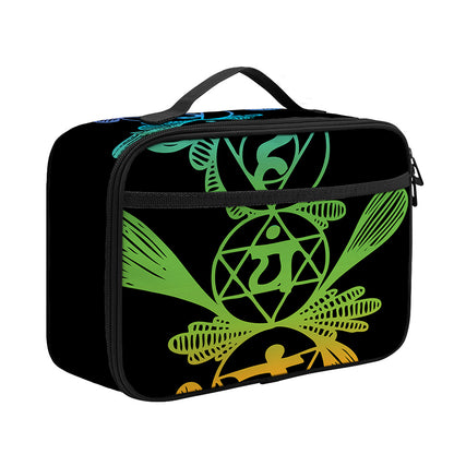 Seven Spiritual Chakras Print Portable Lunch Bag