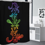 Seven Spiritual Chakras Print Premium Shower Curtain