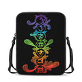 Seven Spiritual Chakras Print Rectangular Crossbody Bag