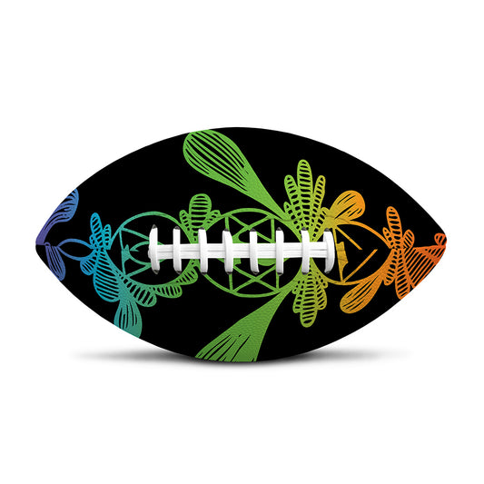 Seven Spiritual Chakras Print Rugby Ball