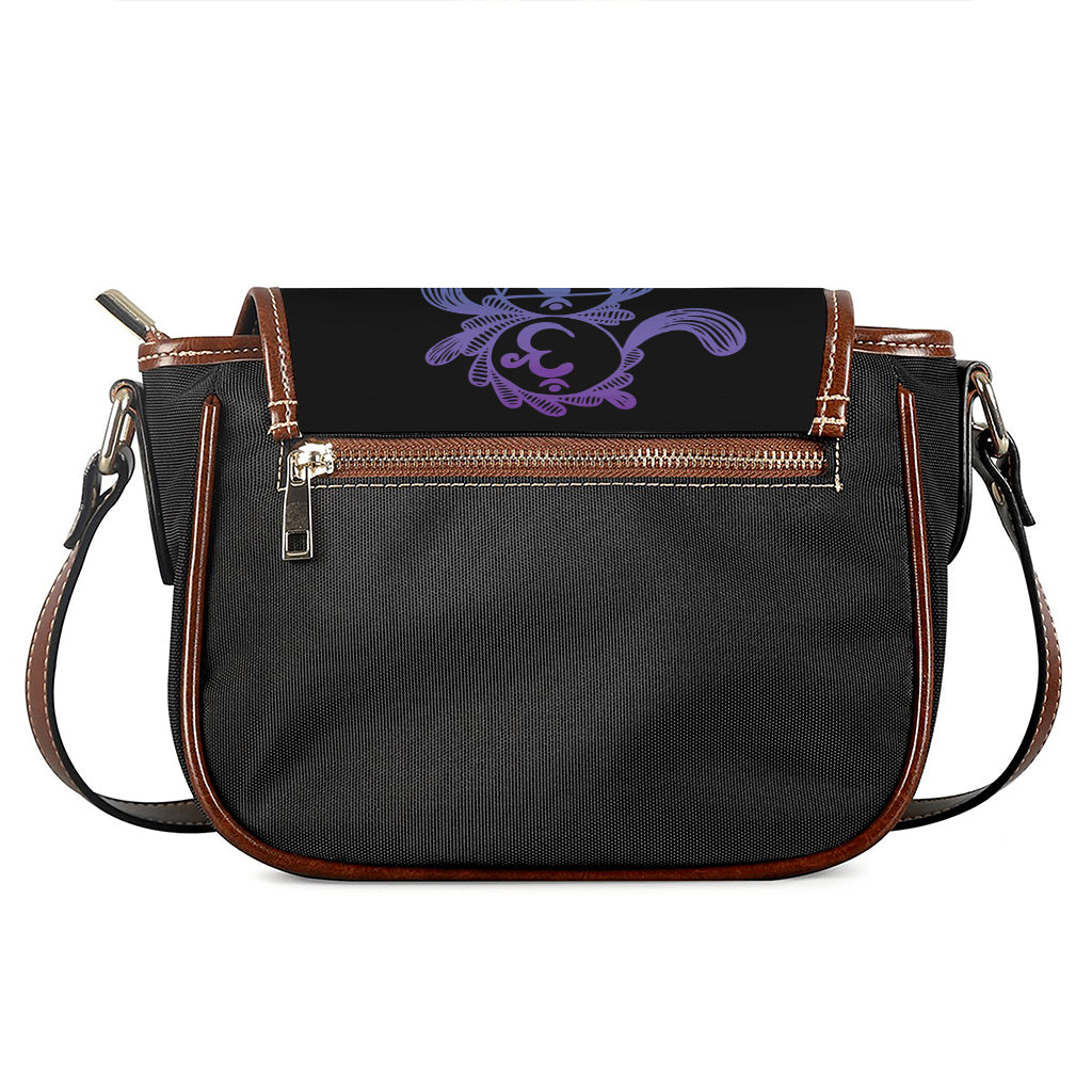Seven Spiritual Chakras Print Saddle Bag