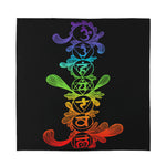 Seven Spiritual Chakras Print Silk Bandana
