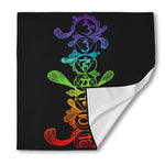 Seven Spiritual Chakras Print Silk Bandana