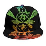 Seven Spiritual Chakras Print Snapback Cap
