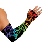 Seven Spiritual Chakras Print Sun Protection Arm Sleeves