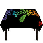 Seven Spiritual Chakras Print Tablecloth