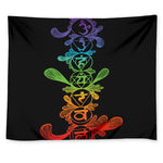 Seven Spiritual Chakras Print Tapestry