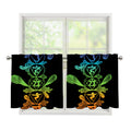 Seven Spiritual Chakras Print Tier Curtains