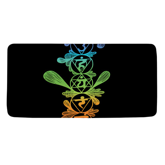Seven Spiritual Chakras Print Towel