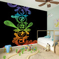 Seven Spiritual Chakras Print Wall Sticker