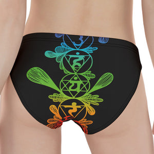 Seven Spiritual Chakras Print Women's Panties