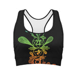 Seven Spiritual Chakras Print Women's Sports Bra