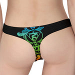 Seven Spiritual Chakras Print Women's Thong