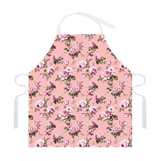 Shabby Chic Vintage Floral Print Adjustable Apron