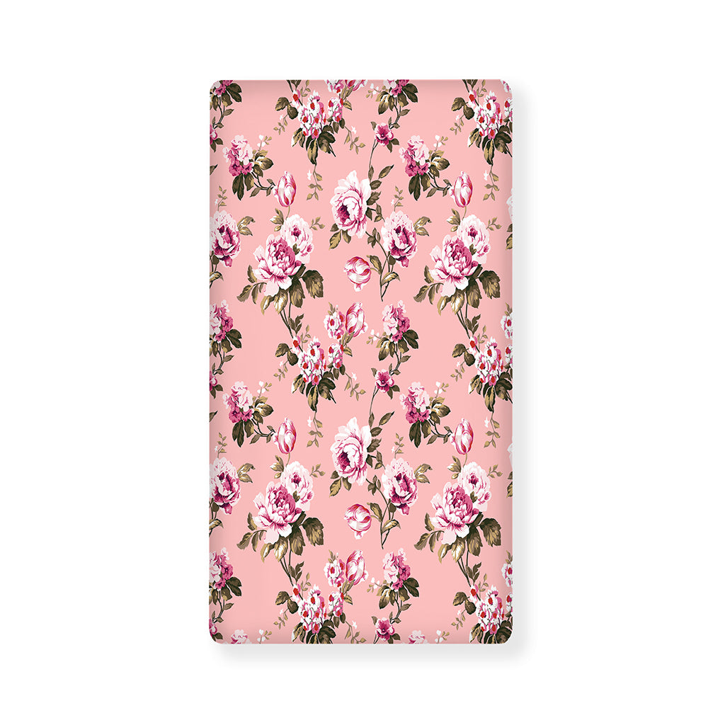 Shabby Chic Vintage Floral Print Baby Crib Sheet