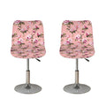 Shabby Chic Vintage Floral Print Bar Stool Covers