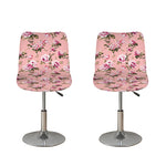 Shabby Chic Vintage Floral Print Bar Stool Covers