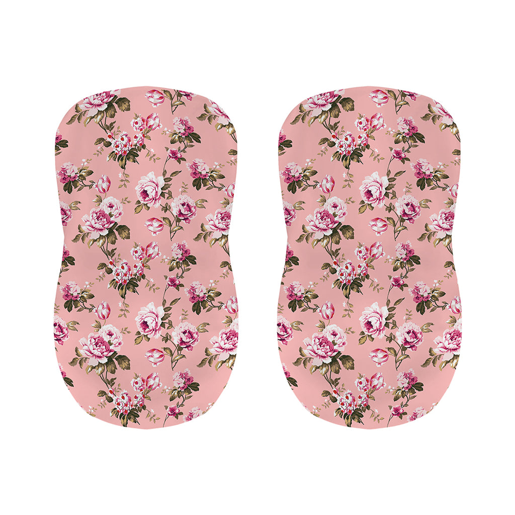 Shabby Chic Vintage Floral Print Bar Stool Covers