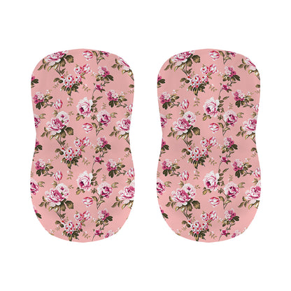 Shabby Chic Vintage Floral Print Bar Stool Covers