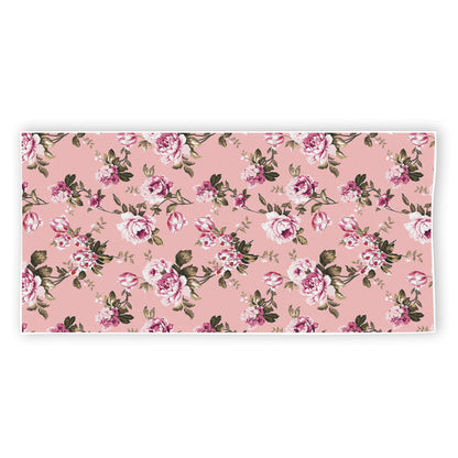 Shabby Chic Vintage Floral Print Beach Towel