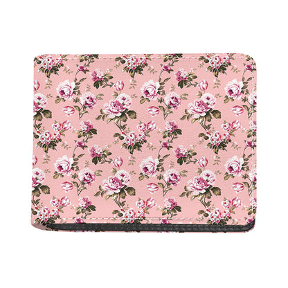 Shabby Chic Vintage Floral Print Bifold Wallet