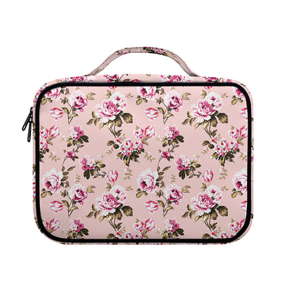 Shabby Chic Vintage Floral Print Briefcase Bible Bag