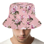 Shabby Chic Vintage Floral Print Bucket Hat