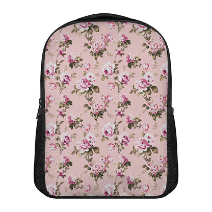 Shabby Chic Vintage Floral Print Casual Backpack