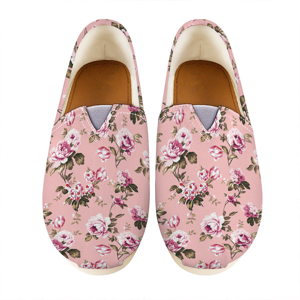 Shabby Chic Vintage Floral Print Casual Shoes