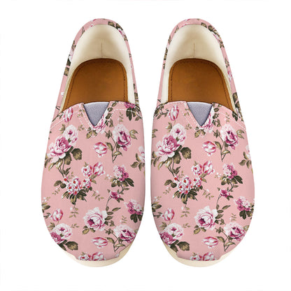 Shabby Chic Vintage Floral Print Casual Shoes