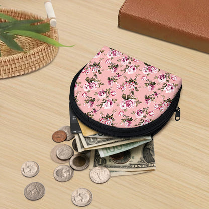 Shabby Chic Vintage Floral Print Coin Purse