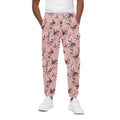 Shabby Chic Vintage Floral Print Cotton Sweatpants